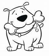Dog Cartoon Coloring Pages Cute Color Getcolorings sketch template