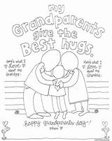 Grandparents Pages Grandparent Fathers Hugs Grandpa Sheets Honor Skiptomylou Cards Gifts Lou sketch template