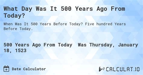 day    years   today calculatio