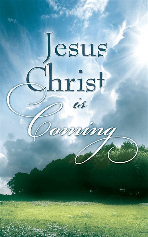 jesus christ  coming gospelbillboardsorg