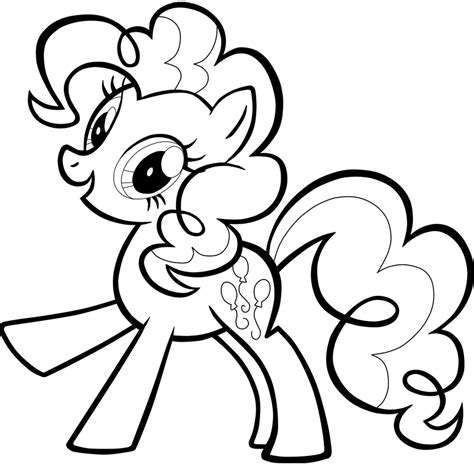pinkie pie coloring pages clipart