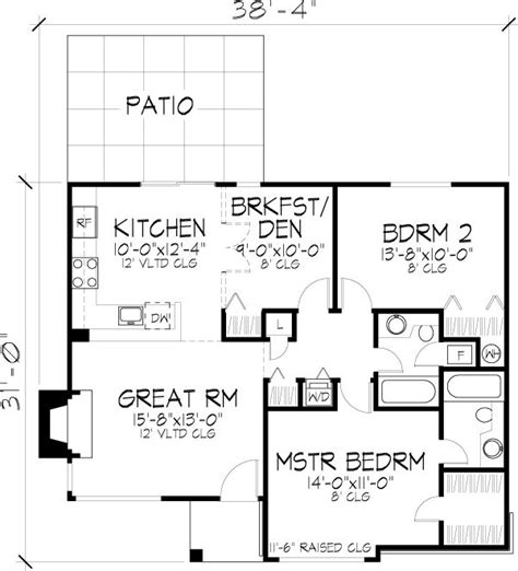 ranch style house plan    bed  bath ranch style house plans  house plans house