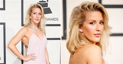 ellie goulding dares to bare in two revealing dresses at