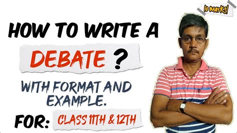 write  debate  english  format  examples  class