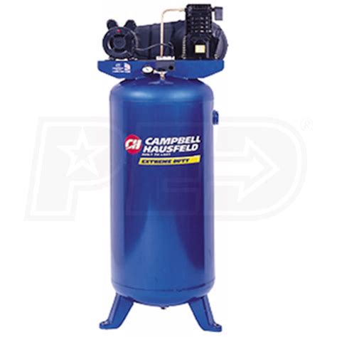 campbell hausfeld vt  hp  gallon single stage air compressor   phase
