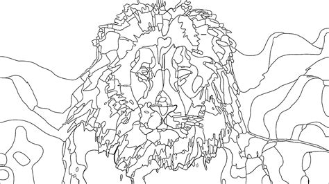 lion paint  number  template coloring page itsostylishcom