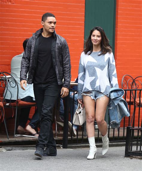 trevor noah and olivia munn out and about in nyc tom