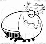 Beetle Drunk Outlined Clipart Cartoon Thoman Cory Coloring Vector 2021 sketch template