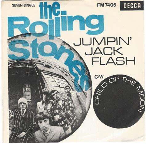 The Rolling Stones – Jumpin Jack Flash 1968 Picture Sleeve Vinyl