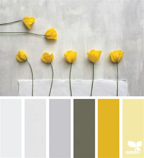 Poppy Yellow Color Palette Yellow Colour Schemes Color Schemes