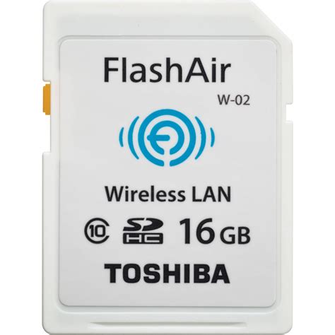 toshiba gb flashair ii wireless sd card pfwu bcw bh photo