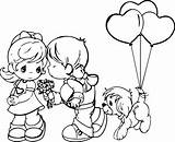 Precious Moments Coloring Pages Christmas Valentine Drawings Valentines Drawing Printable Bride Kids Angel Groom Romance Couples Clipart Praying Print Color sketch template