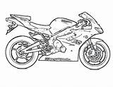 Coloring Pages Bike Motor Comments sketch template