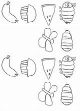 Hungry Caterpillar Very Coloring Pages Drawing Getdrawings Getcolorings sketch template