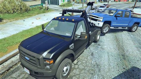Repoing Expensive New Trucks Ford F550 Wrecker Gta 5 Youtube