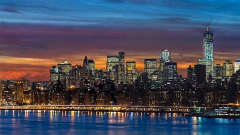 wallpapers hd manhattan skyline  york panorama