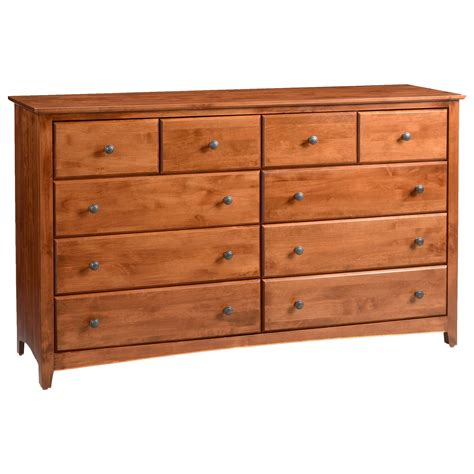 archbold furniture shaker bedroom dresser   drawers belfort