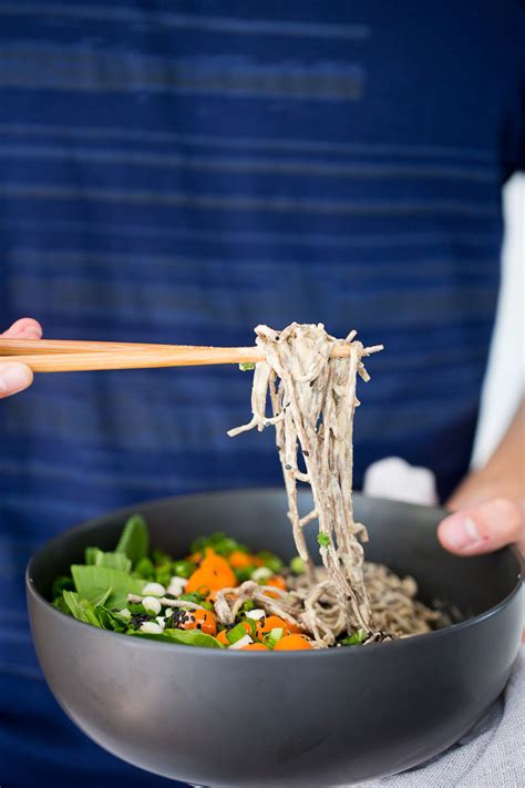 Vegan Soba Noodles With 6 Ingredient Cashew Sauce Piloncilloandvainilla