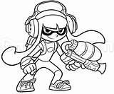 Splatoon Coloring Pages Inkling Squid Para Printable Colorear Colouring Color Draw Páginas Sheets Getcolorings Kids Choose Board Comments Inspirational sketch template