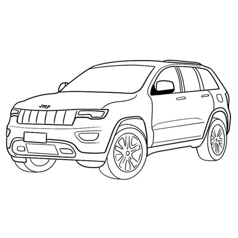jeep coloring page coloring books