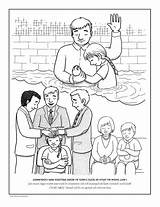 Lds Pages Coloring Clipart Priesthood Church Ordinances Blessings Primary sketch template