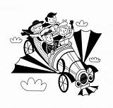 Chitty Bang Coloring Pages Clipart Book Drawing Car Big Print Children Sketch Books Childrens Theory Illustrations Film Galaxy Tlingit Info sketch template