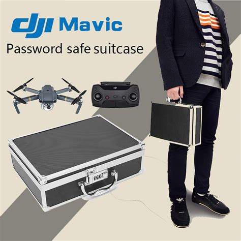 dji mavic pro suitcase aluminum alloy drone bags hardshell waterproof storage box portable rc