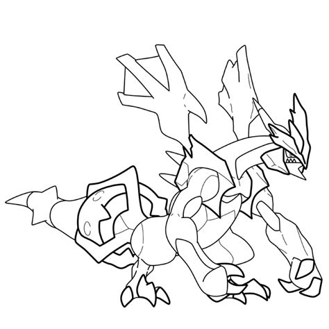 pokemon kyurem coloring pages coloring pages