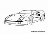 Coloring Ferrari Pages Cars Laferrari Popular F150 sketch template