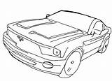 Coloring Pages Mustang Car Ford Street Lego Printable Getcolorings 1965 Racecar Color Print sketch template