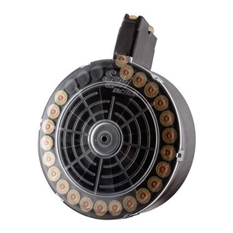 sgm tactical vepr   gauge detachable drum magazine  rounds  rifle mags