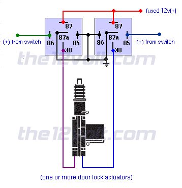 power window motor  relay