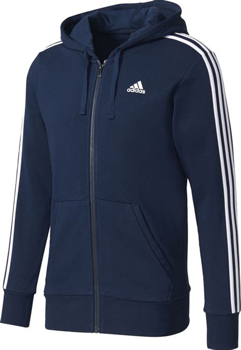 bolcom adidas essentials  stripes hoodie hoodie heren