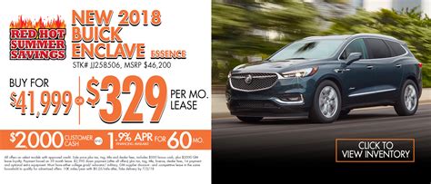 2017 Buick Enclave Lease Offers Serving Coral Springs