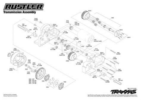 image result  traxxas rustler parts diagram transmission diagram