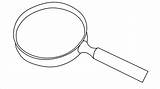 Glass Magnifying Draw Step Beginners sketch template