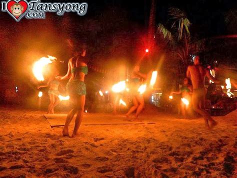 The Hot Entertainment With “boracay Phoenix Fire Dancers” I ♥ Tansyong