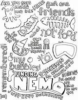 Quotes Coloring Pages Quote Disney Printable Nemo Finding Inspirational Drawings Pretty Words Adult Choose Board Colouring Quotesgram Getdrawings Drawing Visit sketch template