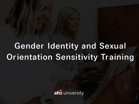 gender identity and sexual orientation sensitivity training afci