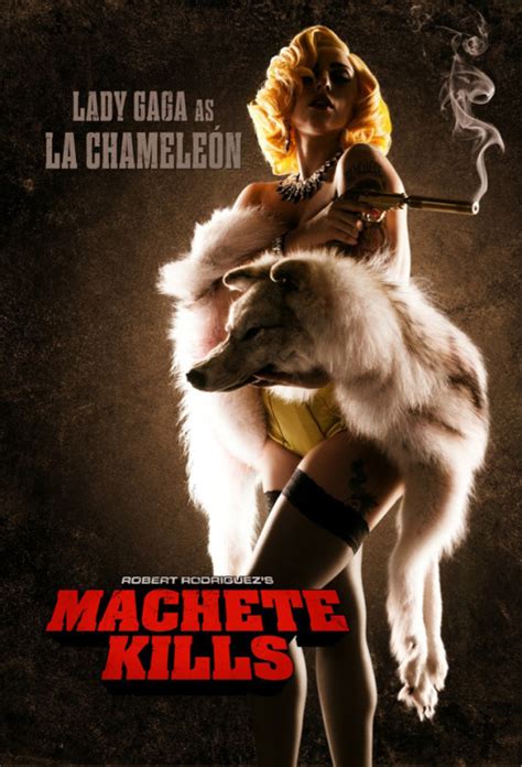 lady gaga machete kills singer jumps in robert rodriguez movie gets a poster tweets photo
