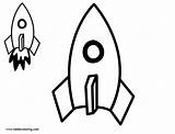 Coloring Rocket Ship Template Pages Printable Kids Adults sketch template