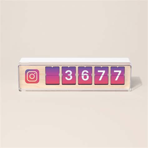instagram follower counter  digits smiirl touch  modern