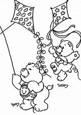 Osos Pipa Amorosos Coloring Bear Pipas Carinhosos Ursinhos Brincando Kites Troskliwe Misie Ositos Kolorowanki Bears Tudodesenhos Dzieci Carinositos Animaatjes Kleurplaat sketch template