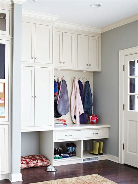 mudroom cabinets traditional laundry room bhg