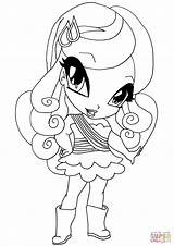 Coloring Pages Winx Club Cherie Pixie Drawing sketch template