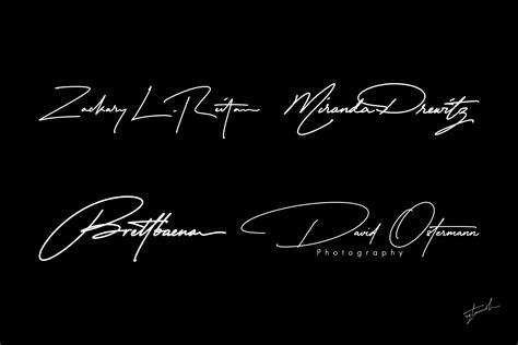 beautiful signatures