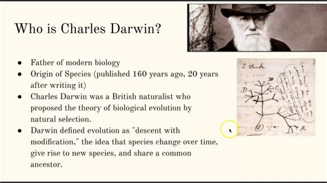 darwins theory youtube