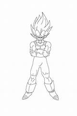 Vegeta Colorare Dbz Disegni Ausmalbilder Getdrawings Arrabbiato Disegnare sketch template