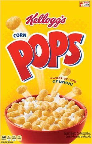 lightly sweetened cereal simply popped  real corn corn pops