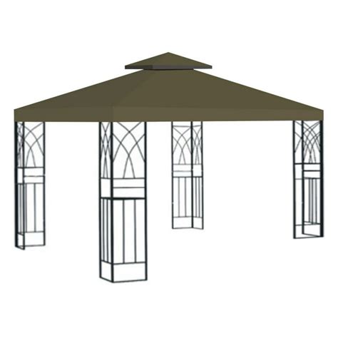 sunrise    ft gazebo replacement double tier canopy cover walmartcom walmartcom